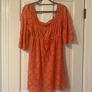 Laundry by Shelli Segal cut work dress